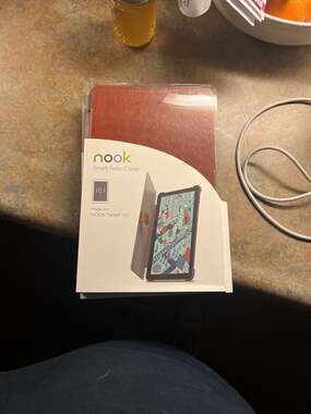 OEM Nook Tablet Smart Folio Cover for Nook 10.1" Cinnamon brown color